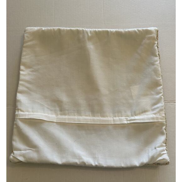 Peking Handicraft I LOVE SANTA Pillow Wool Hooked 18" x 18" Christmas Holiday - Picture 5 of 11